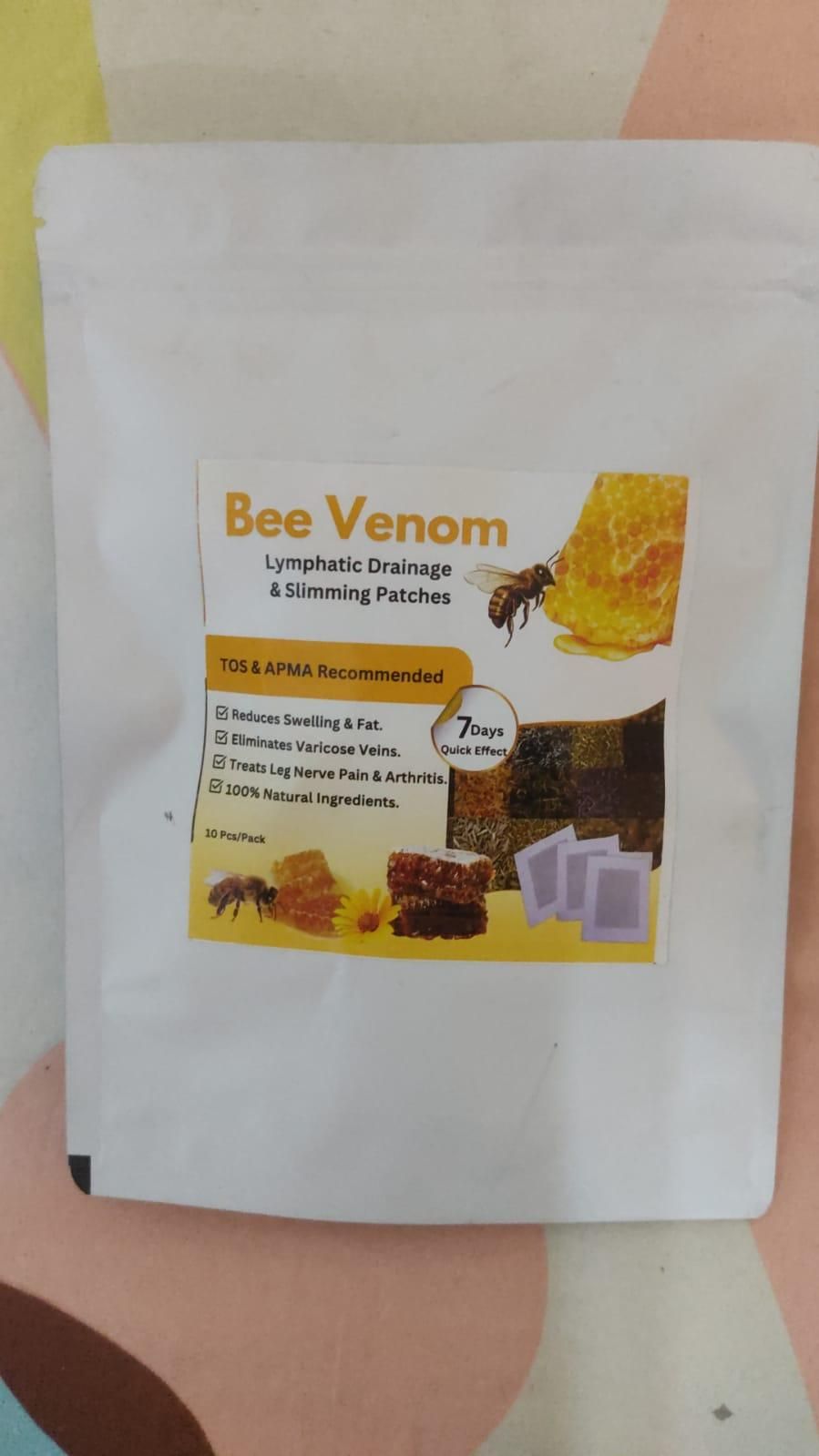 Bee Venom Lymphatic Daiamage & Sliming Patches (10 Patches)